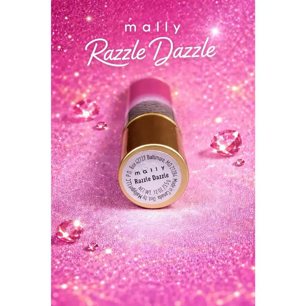 mally - High-Shine Liquid Lipstick - Shade: Razzle Dazzle - 0.12 oz/ 3.5 g
